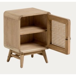Table de Chevet bois massif de mindi 40x55 Luna VeryForma