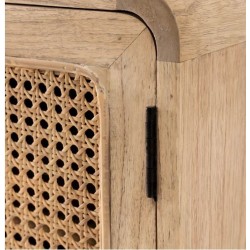 Solid wood bedside table by mindi 40x55 Luna VeryForma