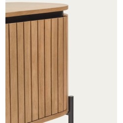 Oval Mango Wood Bedside Table 55 Cial VeryForma