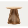 Natural teak wood side table Jet 50 cm VeryForma
