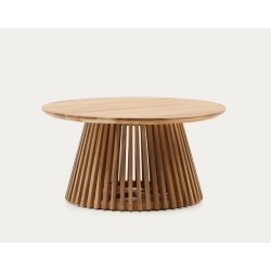 Natural teak wood side table Jet 50 cm VeryForma