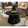 Mesinha de Madeira Mindy Black Jet 80cm VeryForma