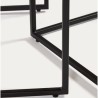 Lot de 2 Tables gigognes d'appoints en bois et métal Ana  VeryForma