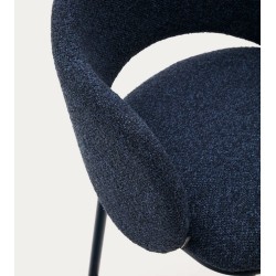 Set di 2 sgabelli Aina VeryForma blu e con piano in metallo