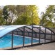 Abri de Piscine mi-haut télescopique Imperial 6.42X5m Abrilios