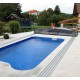 Imperial 8.54X5.5 Abrilios Copertura Telescopica per Piscina di Media Altezza