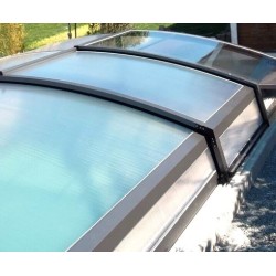 Abri de Piscine Bas télescopique Imperial 8.54X3.8 Abrilios