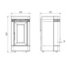 Fogão a pellets La Nordica Extraflame Dahiana VFS 10 kW ventilado Ivory