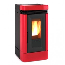 La Nordica Extraflame Lucia 12 kW geventileerde pelletkachel Bordeaux