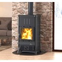 Nordica Extraflame Fedora 8,3 kW Stahl-Holzofen Schwarz