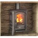 Nordica Extraflame Fedora 8.3kW Estufa de leña de acero negro