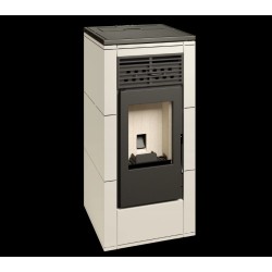 Ferlux Nerea 8 kW Stufa a Pellet Bianco Perla