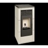Ferlux Nerea 8 kW Pellet Stove Pearl White