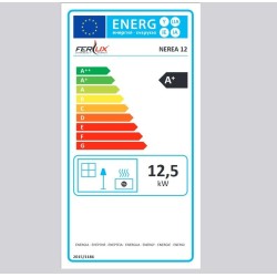 Ferlux Nerea Pellet Stove 12 kW Vintage Brown
