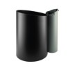 Aurore Log Rack and Servant Black and Sage Green Dixneuf Design