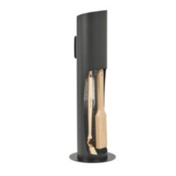 Log Rack Lutèce Black Nineteen Design