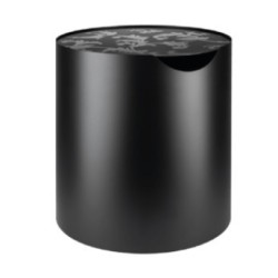 Tanque de armazenamento de pellets de madeira Fractio Design Dixneuf de aço e bambu