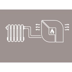 Termocamino 20.5kW La Nordica WF Plus DSA Holzeinsatz
