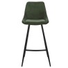 Set di 2 sedie da lavoro Ari VeryForma in velluto verde e metallo