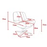 Ena Swivel Fabric Ena Armchair VeryForma