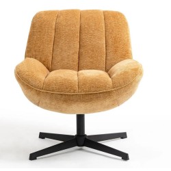 Fauteuil Ena tissu Safran Pivotant VeryForma