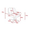 Fauteuil Ena tissu Vert Pivotant VeryForma