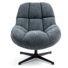 Fauteuil Pivotant Molo tissu Bleu VeryForma