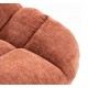 Fauteuil Pivotant Molo tissu terracotta VeryForma