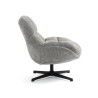 Molo Sedia Girevole grigio tessuto VeryForma