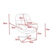 Molo Drehstuhl grauer Stoff VeryForma