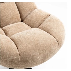 Molo Sedia Girevole in Tessuto Blu VeryForma