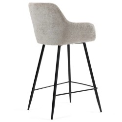 Conjunto de 2 cadeiras Ibis Canvas Chenille Taupe VeryForma