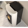 Poêle à granulés canalisé La Nordica Extraflame Klaudia 8kW Ivoire