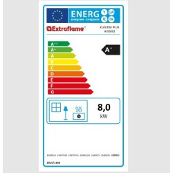Ventilated pellet stove La Nordica Extraflame Klaudia 8kW Ivory