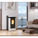 La Nordica Extraflame Lucia 12 kW Fogão a Pellets Duto Taupe