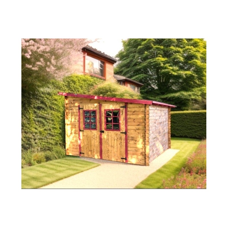 Lavan Gartenhaus aus Holz 3.00x3.30 Habrita 10m2 Lavan Gartenhaus aus Holz 3.00x3.30 Habrita 10m2