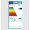 Stufa a pellet canalizzata Dahiana Plus VFS 10 kW La Nordica Extraflame nera