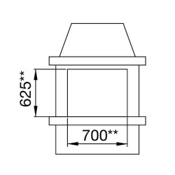 Einsätze für Pellets Comfort P70 Air Plus La Nordica Extraflame 10kW