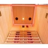 Sauna Duo in abete rosso a infrarossi per 2 persone VerySpas