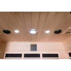 Quatro Panorama-Infrarotsauna für 4 Sitze in VerySpas Fichte