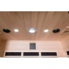 Quatro Panoramic 4-seater Infrared Sauna in VerySpas Spruce