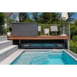 Linea Cobertura Plana para Piscina Abrilios Telescópica para Piscina 600x300