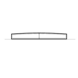 Abri de Piscine Linea plat Abrilios télescopique pour piscine 600x300