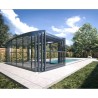 Isma Poolüberdachung Hohe Teleskopabrilios für Pool 600x400