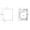 Ferlux F-800 Inserto de madera turbo ventilado grande de 9,4 kW