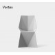 Conjunto de Mesa y 2 Sillas Vertex Vondom Blanco