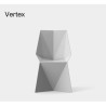 Ensemble Vertex Table et 2 Chaises Vondom Blanc