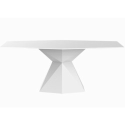 Ensemble Vertex Table et 2 Chaises Vondom Blanc