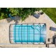 Abri de Piscine Zen bas Abrilios Télescopique pour piscine 600x300