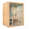 Sauna vapeur Nordic Panoramic 2 places UniSpas